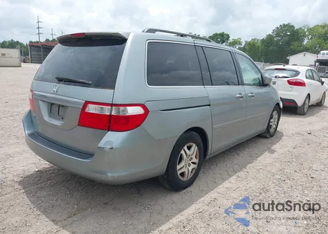 2007 Honda Odyssey Ex z USA, uszkodzony, nr VIN 5FNRL38437B079442